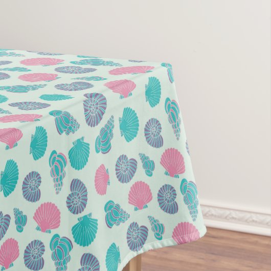 Pastellseashell-Muster 1 Tischdecke (Beispiel)