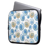 Pastellseashell-Muster 2 Laptopschutzhülle (Vorderseite Links)