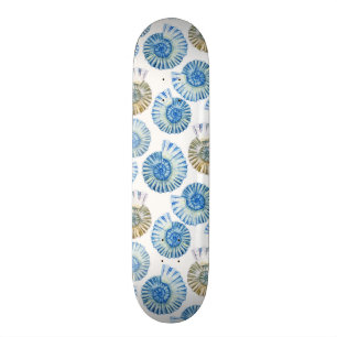 Pastellseashell-Muster 2 Skateboard