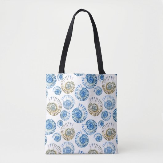 Pastellseashell-Muster 2 Tasche (Vorderseite)