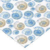 Pastellseashell-Muster 2 Tischdecke (Schrägansicht)