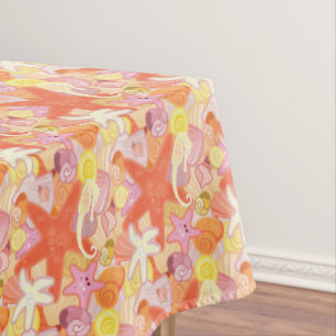 Pastellseegeschöpfe Tischdecke