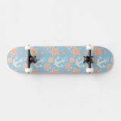 Pastellseemuster Skateboard (Horizontal)