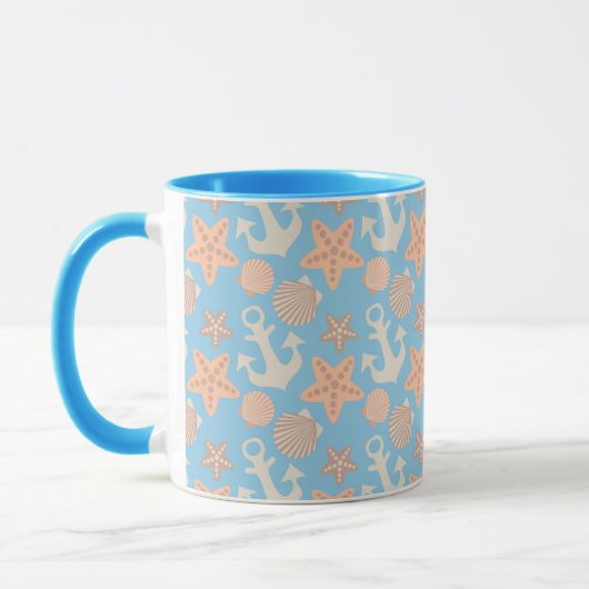 Pastellseemuster Tasse (Links)