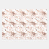 Pastellseife Petals Rosa Blau Geschenkpapier Set (Vorderseite)