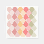 Pastellsommermuster bearbeiten serviette (Vorderseite)