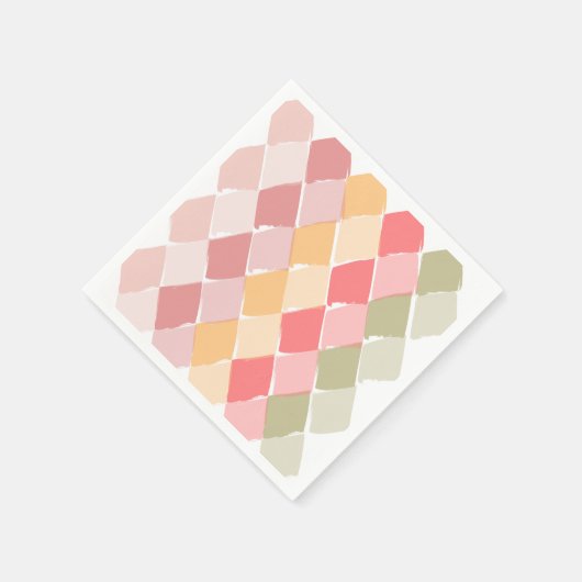 Pastellsommermuster bearbeiten serviette (Ecke)