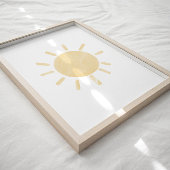 Pastellsonnenplakat Poster