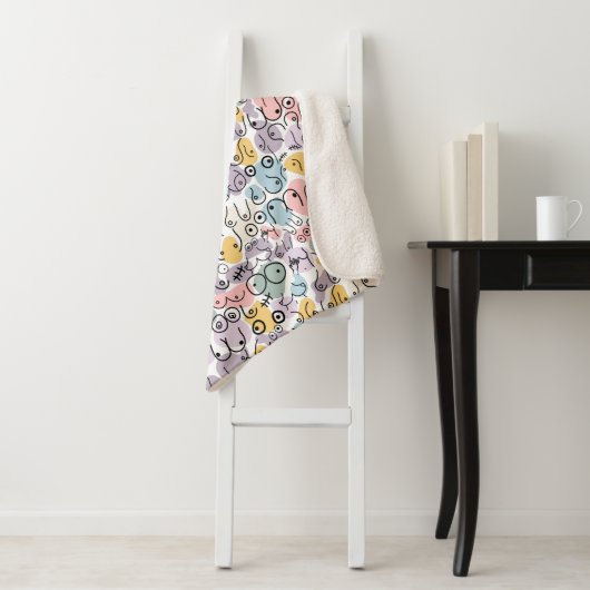 Pastellspass Sherpadecke (Beispiel)