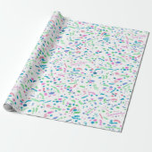 PastellSpritzerconfetti-Druck Geschenkpapier (Ungerollt)