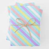 Pastellstreifen aus diagonalen Streifen Papier fla (Beispiel)