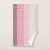 Pastellstreifen Badhandtuch Set (Handtuch)