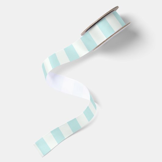 Pastellstreifen - blau satinband (Rückseite)