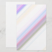 Pastellstreifen Briefpapier (Vorne/Hinten)