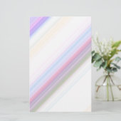Pastellstreifen Briefpapier (Stehend Vorderseite)