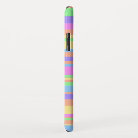 Pastellstreifen Case-Mate iPhone Hülle (Hinten/Rechts)