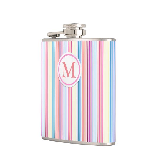 Pastellstreifen Flachmann (Links)