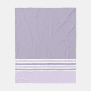 Pastellstreifen Fleecedecke