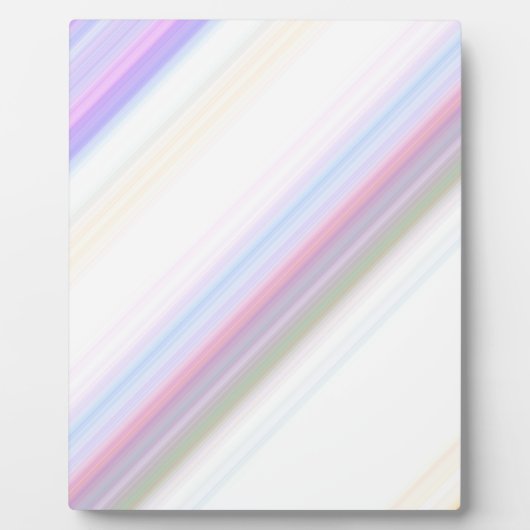 Pastellstreifen Fotoplatte (Vorderseite)