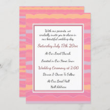 Pastellstreifen für Hochzeitsfeiern