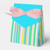 Pastellstreifen Geschenkschachtel (Vorderseite)