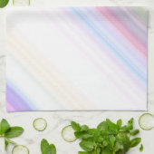 Pastellstreifen Geschirrtuch (Gefaltet)