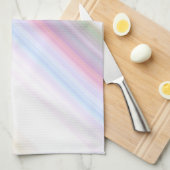 Pastellstreifen Geschirrtuch (Viertel Falte)