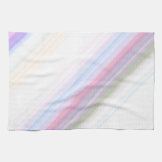 Pastellstreifen Geschirrtuch (Horizontal)
