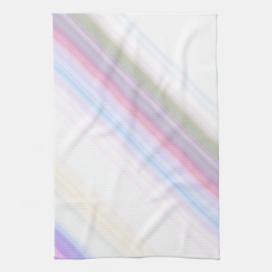 Pastellstreifen Geschirrtuch (Vertikal)