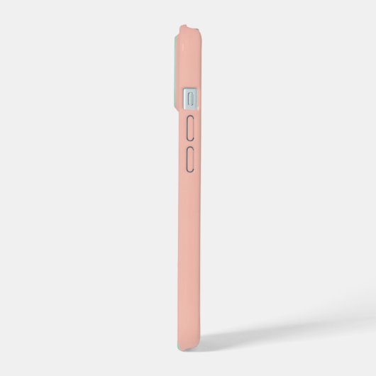 Pastellstreifen Harmonie iPhone 15 Hülle (Linke Seite)