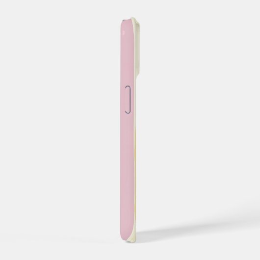 Pastellstreifen Harmonie iPhone 15 Hülle (Rechte Seite)