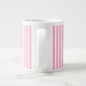 Pastellstreifen Jumbo-Tasse (Rückseite)