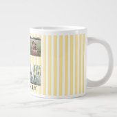 Pastellstreifen Jumbo-Tasse (Rechts)