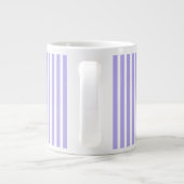 Pastellstreifen Jumbo-Tasse (Rückseite)