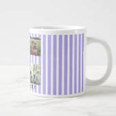 Pastellstreifen Jumbo-Tasse (Rechts)