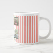 Pastellstreifen Jumbo-Tasse (Rechts)