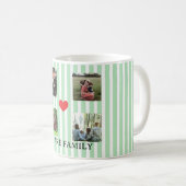 Pastellstreifen Kaffeetasse (VorderseiteRechts)