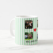Pastellstreifen Kaffeetasse (Vorderseite Links)