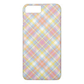 Pastellstreifen kariert Case-Mate iPhone hülle (Rückseite)