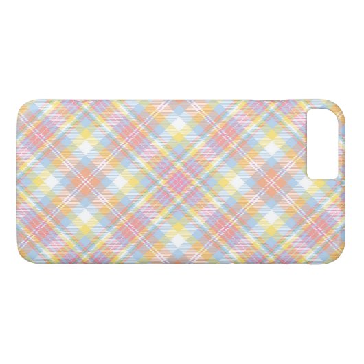 Pastellstreifen kariert Case-Mate iPhone hülle (Rückseite (Horizontal))