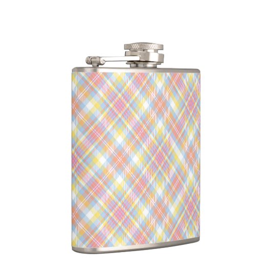 Pastellstreifen kariert flachmann (Rechts)