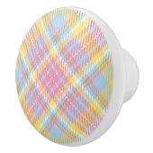 Pastellstreifen kariert keramikknauf (Rechts)