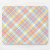 Pastellstreifen kariert mousepad (Vorne)