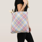 Pastellstreifen kariert tasche (Von Nahem)