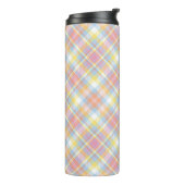 Pastellstreifen kariert thermosbecher (Nach links gedreht)