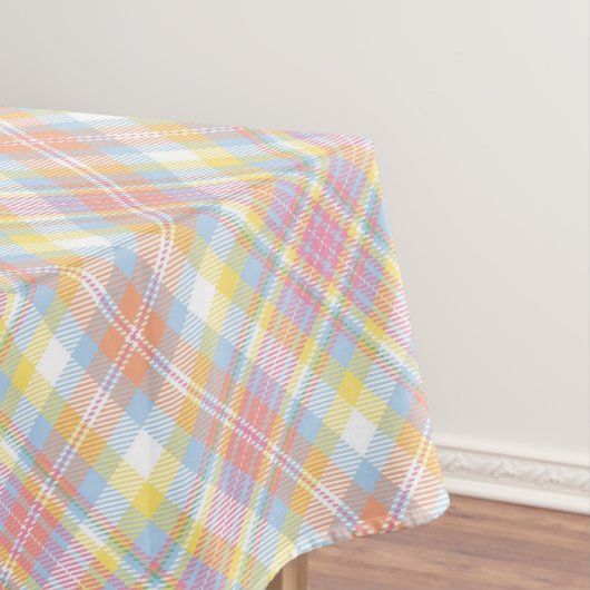 Pastellstreifen kariert tischdecke (Beispiel)