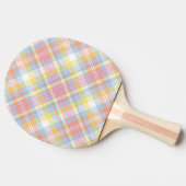 Pastellstreifen kariert tischtennis schläger (Seitenansicht)