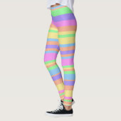 Pastellstreifen Leggings (Links)
