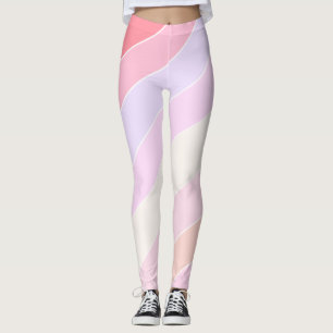 Pastellstreifen Leggings