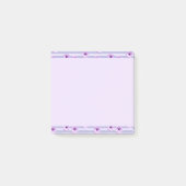 Pastellstreifen-Muster mit Daisis Post-it Klebezettel (Vorderseite)